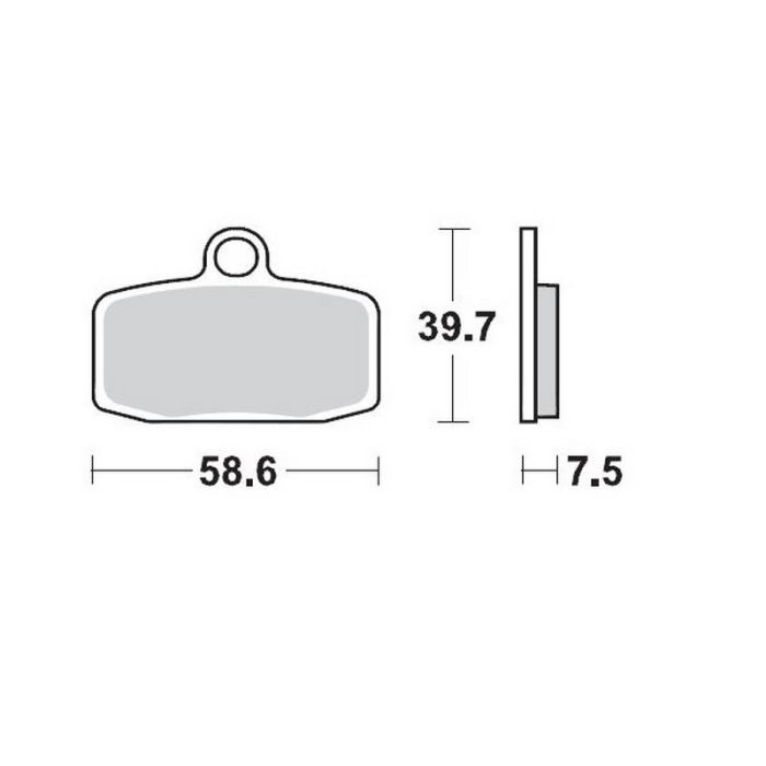 MMT Nitro Brake Pad Front KTM SX85 12-.. TC85 14-..