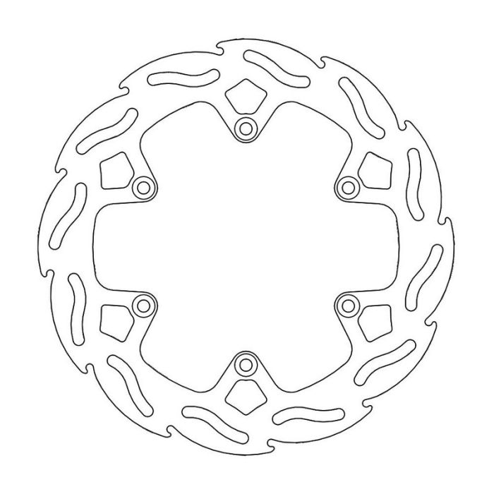 MMT Brake Disc Rear Flame KTM/Husaberg all - HVA 14-..-220MM.