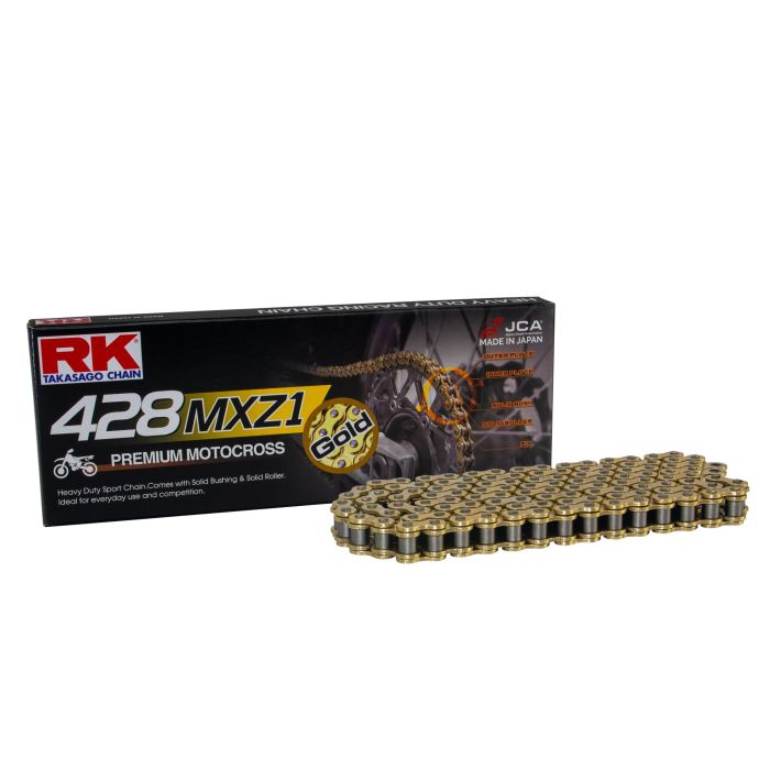 RK GB428MXZ1 Offroad/Street chain Gold +CL (Connect.link)