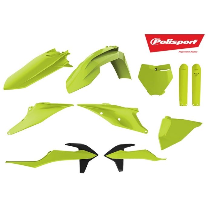 Polisport "Limited" Plastic Kit SX/F 19-.. - FLUO YELLOW