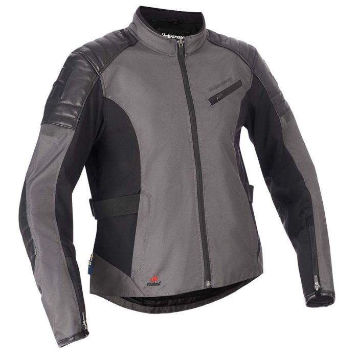 Halvarssons Textile Jacket Solberg Woman Dark grey/Black, 34