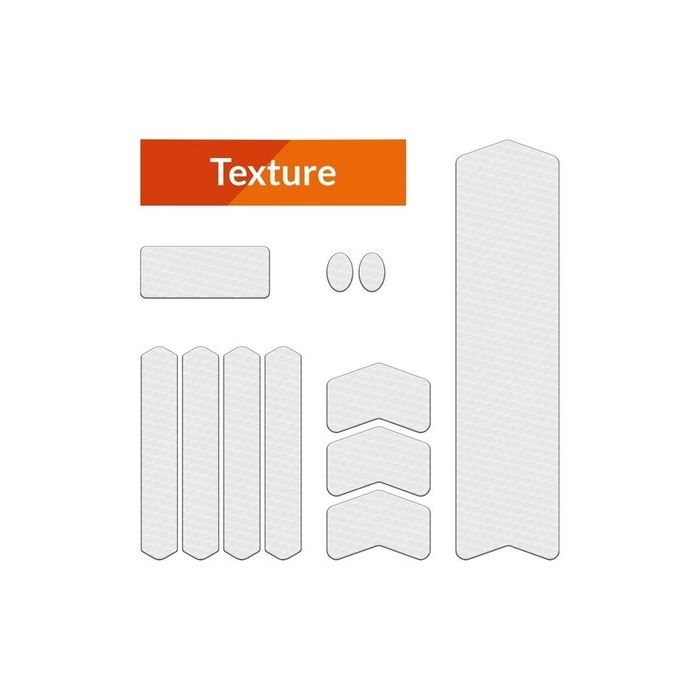 Algis BIke Texture Frame Guard Kit - Gravel/Road Clear