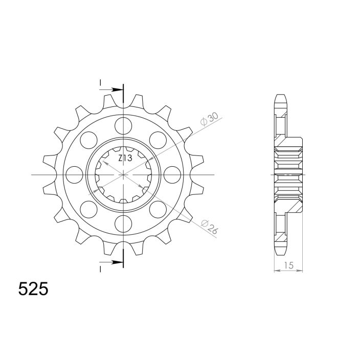 Supersprox / JT Front sprocket 404.17