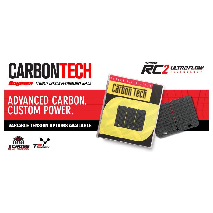 Boyesen Carbon Tech Reed YZ125 01-.. High Tensions