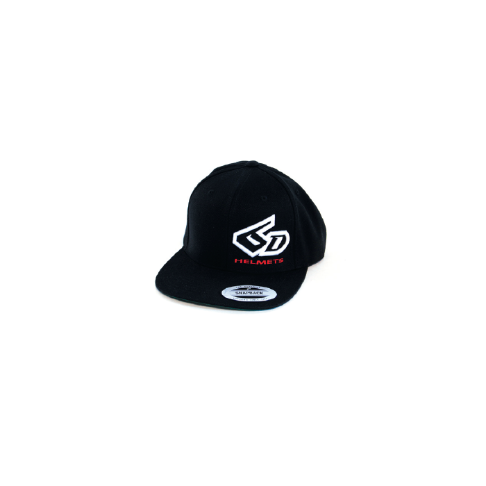 6D Flexfit Classic Snapback hat Black