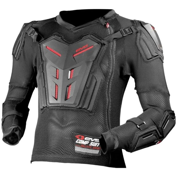 EVS Comp Suit Youth - Black/Red 