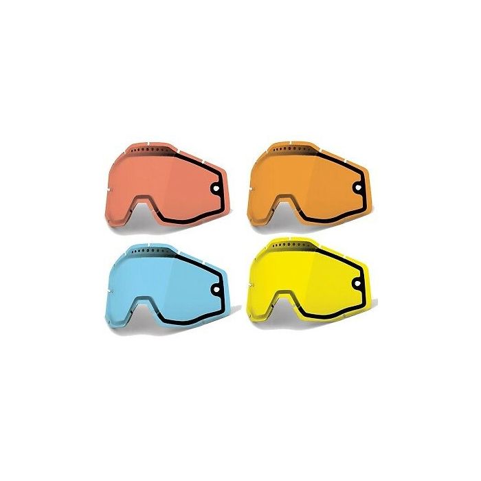 RipNRoll Double Vented Lens Colossus Roll/Off  WVS Clear