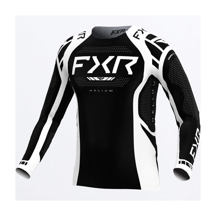 FXR Helium MX Jersey 25.7 Black/White