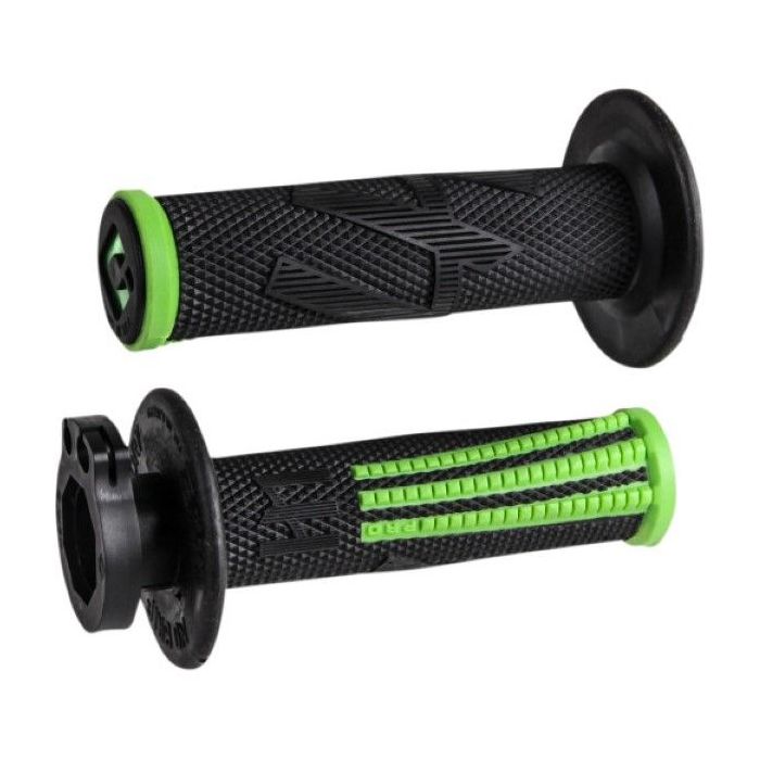 ODI EMIG PRO V2 Lock-On Grip BLACK / Green