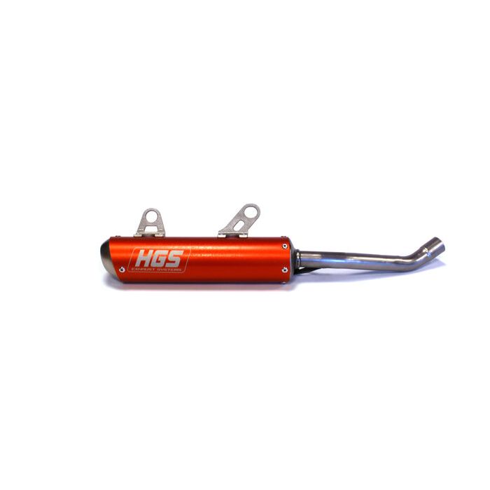 HGS Silencer 2T Racing KTM 125/150 19-22 TC125 19-22 Orange