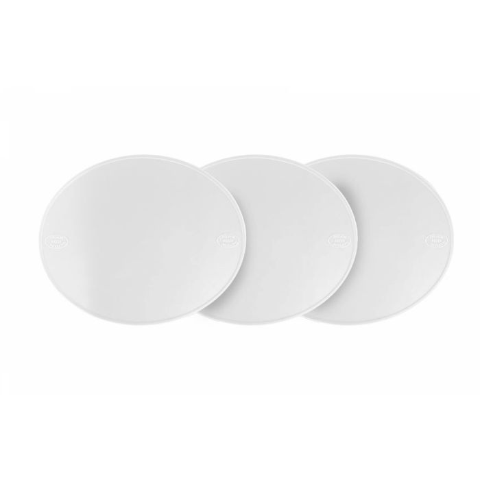 Preston Petty MX Numberplate - White (3pcs)