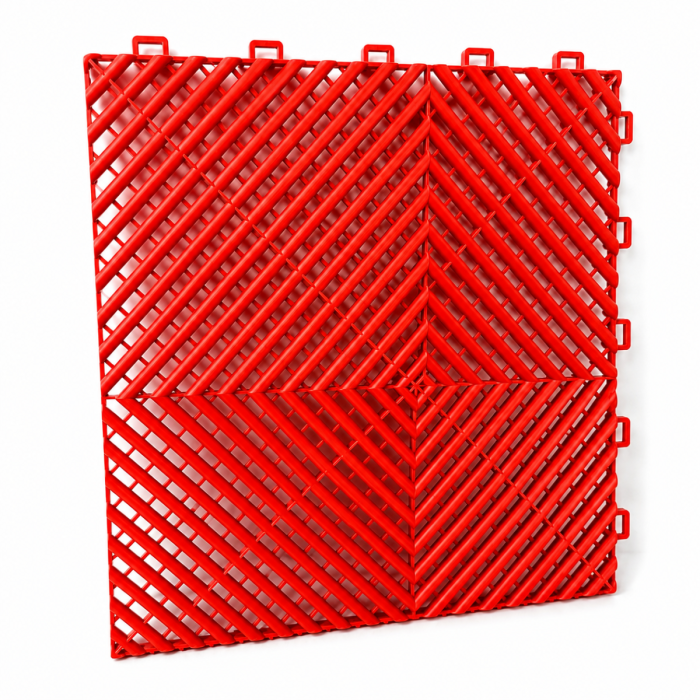 TMV Garage Floortiles 400x400x18 - Red (20pcs)