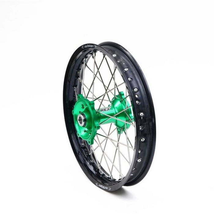 Rex Wheels 19-1,85 KX125/KXF250 03-.. Black Rim/Gr. Hub 25MM