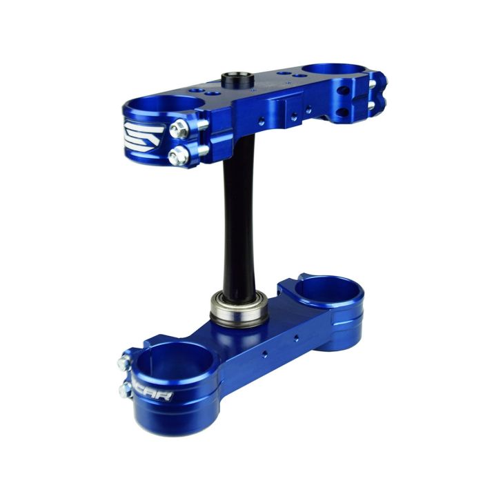 SCAR Triple Clamps SX+F 13-.. HVA 14-Offset:22mm -Blue 