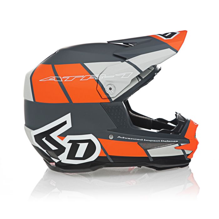 6D Helmet ATR-1 Shear Matte Orange/Grey/Black