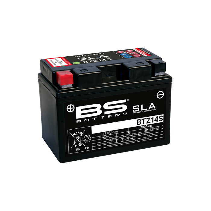 BS Battery BTZ14S (FA) SLA - Sealed & Activated