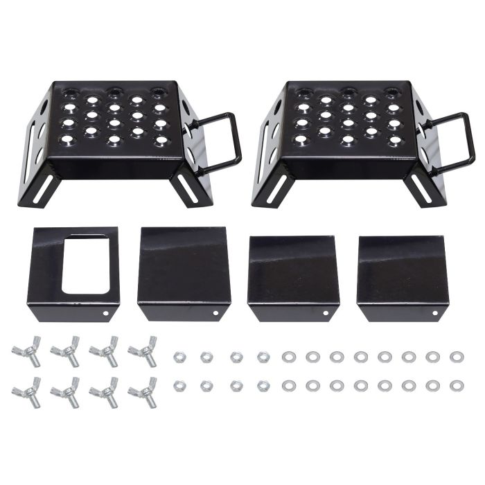 TMV Starting Blocks Black Steel