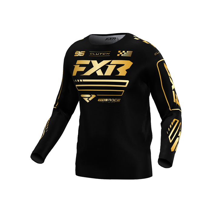 FXR CLUTCH MX JERSEY 25 BLACK/GOLD