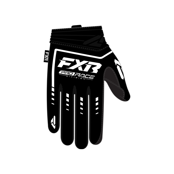 FXR PRIME MX GLOVE 25 BLACK/WHITE