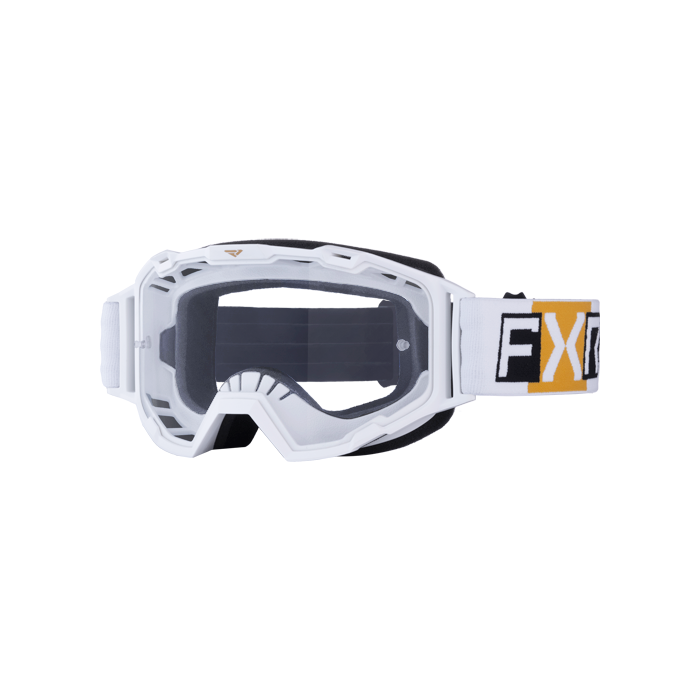 FXR MAVERICK PRIME MX GOGGLE 25 WHITE/GOLD - OS