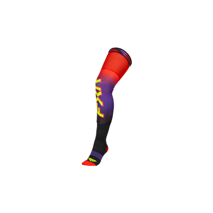 FXR MX Riding Sock 26 Red/Purple