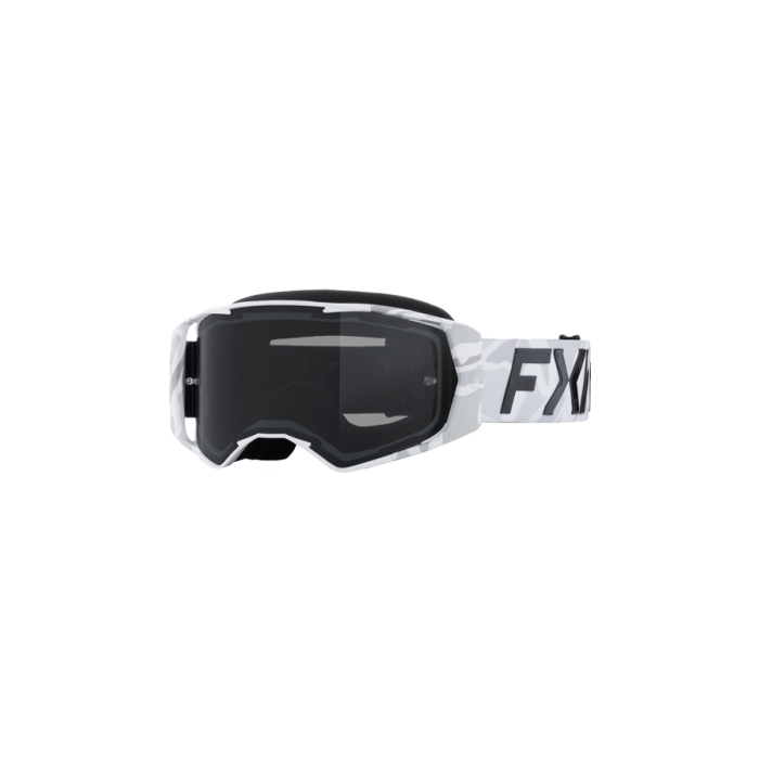 FXR Factory Ride MX Goggle 26 White - OS