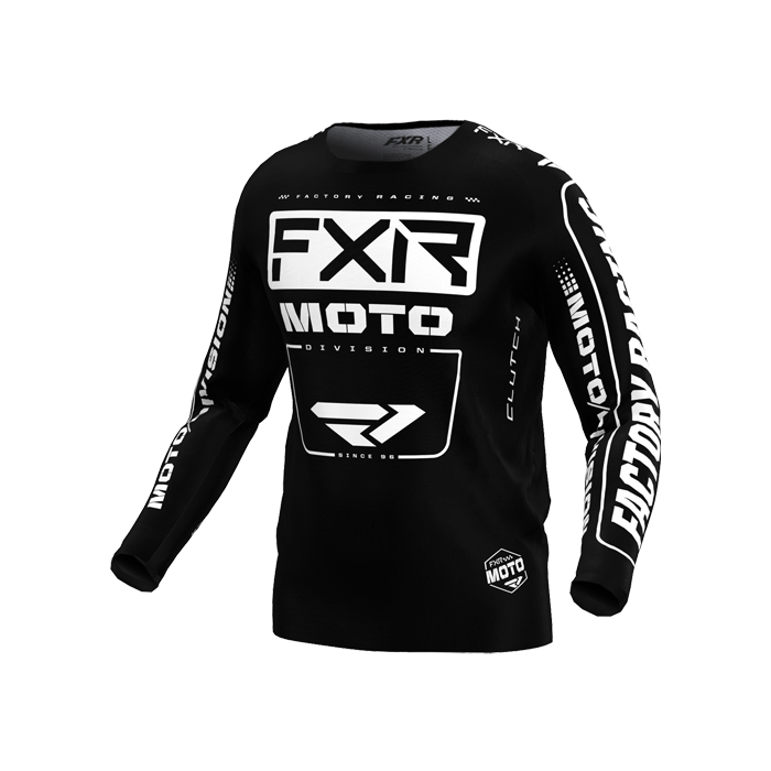 FXR Clutch Mx Jersey 24 BK/Wh