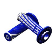 ODI EMIG PRO V2 Lock-On Grip BLUE / White