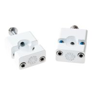 Timeless Handlebar Clampset White 22mm M10 Monkey Type / Pit
