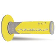 Progrip 801 Double Density Grips - Grey/Yellow