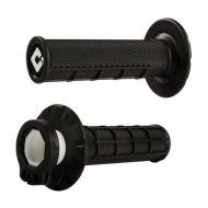 ODI Half-Waffle MX Lock-On Grip Set Black