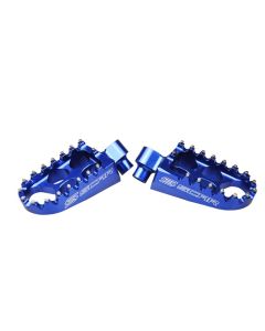 SCAR Footpegs 'Racing' YZ/YZF All -(excl YZ85) Blue colour