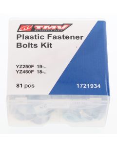 TMV Plastic fast. bolt kit YZ250F 19-.. YZ450F 18-.. (81Pcs) 