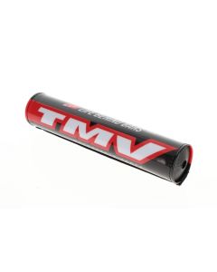 TMV Traditional Handlebar Pad - Black/Red Logo