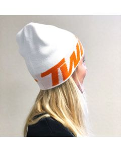 Twin Air Embroidered Beanie - White