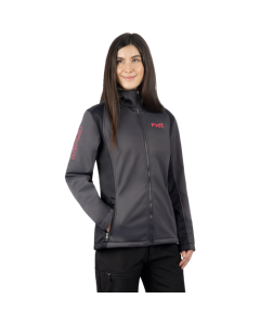 FXR Women Pulse Softshell Jacket 24 Asphalt/Razz