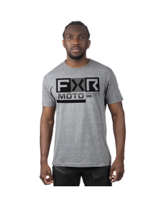 FXR Men Ride Premium Shirt 24 Grey Heather/Black