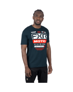 FXR Men Gladiator Premium Shirt  24 Dark Steel/Red