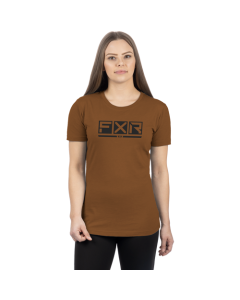 FXR Women Podium Prem Shirt 24 Copper/Black