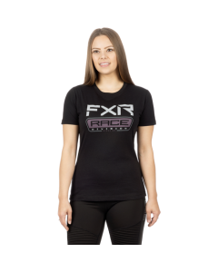 FXR Women Race Division Prem Shirt 24 Black/Mut Grape