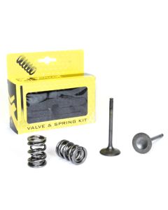 ProX Stainless Steel Exhaust Valve/Spring Kit KXF450 06-08