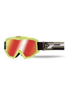 Progrip 3204 Tear off Goggle Mirror Red - FluoYellow Matte