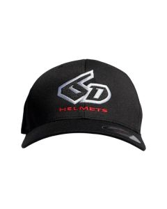 6D Flexfit 6D Helmets Logo Hat Black - S/M