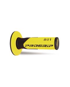 Progrip 801 Double Density Grips - Black/Yellow