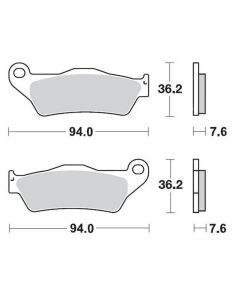 MMT Nitro Brake Pad Front KTM/TM/HVA/Vertemati