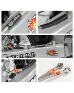 MMT Rear Brakeline KTM, HVA 14-.. : with linkage system