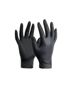 Hyper Nitrile Gloves Black (50 pack)