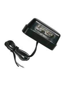 Lampa 4 Led licence plate lamp - White - Approved