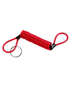 Lampa Reminder, steel spiral cable - Red