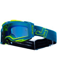 Just1 Goggle NERVE FRONTIER Teal Yel Mirr Blue Lens